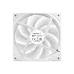 Rear view of DeepCool FL14 3 IN 1 ARGB 140mm Case Fan White displaying curved blade structure and support frame layout