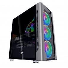 1stPlayer DX E-ATX Gaming Case Silver