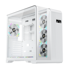 1STPLAYER RT7 White Mid Tower ATX Gaming Casing Without Case Fan