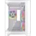 1STPLAYER UV6 M-ATX Mid Tower Gaming Casing White