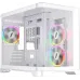 1STPLAYER UV6 M-ATX Mid Tower Gaming Casing White