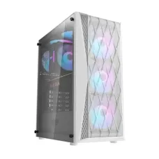 Aigo DarkFlash DK352 Plus ATX Gaming Case White