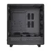 Interior view of Antec 900 Casing with three side fans and rear fan, plus cable management cutouts.
