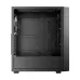 Antec AX65 ARGB Mid Tower Gaming Casing side view with spacious interior and tempered glass panel