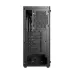 Antec AX65 ARGB Mid Tower Gaming Casing rear interior view showing expansion slots and cable routing area