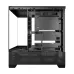 Antec C6 WOOD ATX Mid Tower Gaming Casing side interior view with spacious layout and component mounting support