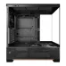 Antec C6 WOOD ATX Mid Tower Gaming Casing side interior view showcasing spacious chamber and motherboard mounting area