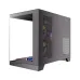 Angled view of Antec CX M3 ARGB Casing with tempered glass side and perforated opposite panel for airflow efficiency.