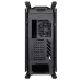 Rear view of the Asus ROG Hyperion GR701 BTF Edition Casing, showing mesh ventilation, expansion slots, and PSU cutout.