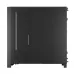Corsair 4000D Airflow Mid-Tower PC case in black, side view with clean front panel.