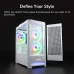 Cougar DUOFACE RGB Mid Tower E-ATX Gaming Casing White