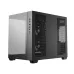DeepCool CG330 3F mid tower case with brushed metal front, tempered glass side, and mesh cooling