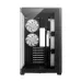 Interior angled view of DeepCool CG590U 5F Casing with dual rear fans, expansion slots, and cable cutouts.