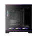 Interior angled view of Gamdias ATLAS P6 CG ARGB Casing showing bottom RGB fans and rear cooling fan.