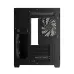 Front interior view of Gamdias AURA GC101M Casing showing AEOLUS fans and cable cutouts for assembly.