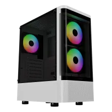 Gamdias TALOS E3 CG WH ARGB ATX Mid-Tower Gaming Casing