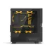 Side view of Golden Field H01 M-ATX Mini Tower Gaming Casing highlighting internal layout and component space