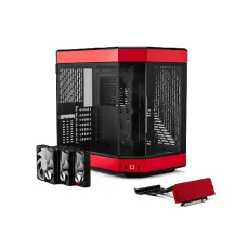 Hyte Y60 Modern Aesthetic Mid-Tower ATX Gaming Casing Red