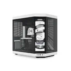 Hyte Y70 Touch Modern Aesthetic ATX Gaming Casing White With 14.1" 4K Touch Display