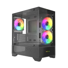 MaxGreen 350 Mid-Tower M-ATX Gaming Case With 3 ARGB Fan