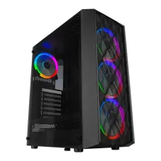 MaxGreen JX188-15 Mid-Tower RGB ATX Gaming Case
