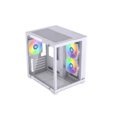 Maxcool Inferno MC5 Mid Tower Micro ATX Gaming Casing White