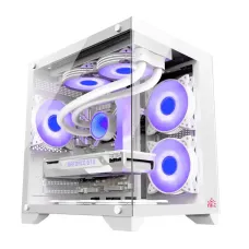 Monarch Mystery Box X5 Desktop Gaming Case White