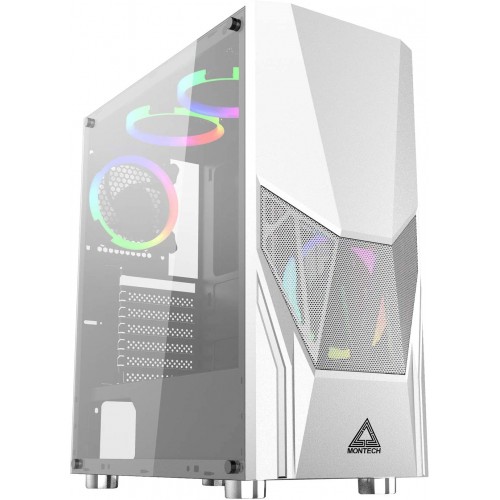 Montech Fighter 500 White ATX Mid Tower Gaming Case