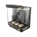 MSI MEG MAESTRO 900R Gaming Casing, angled view showcasing panoramic tempered glass panels and RGB cooling fans