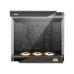 MSI MEG MAESTRO 900R Gaming Casing, front view displaying spacious interior layout and triple RGB fan setup