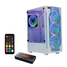OVO E-335DW ARGB Mid-Tower Gaming Casing with Remote Controller
