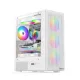 PC Power Air X Mesh WH mATX Mid Tower Gaming Casing