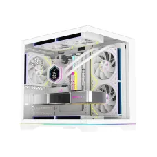 PC Power Darkion Infinity WH mATX Mid Tower Gaming Casing