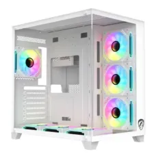 PC Power ICEBERG V3 WH Mid Tower Gaming Casing 