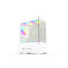 T-Wolf Ice Cooler X5 ARGB  M-ATX Mid Tower Gaming Casing White