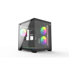 T-Wolf Mystery Box NV X5 Infinity ARGB M-ATX Mid Tower Gaming Casing