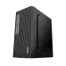 Angled front view of the T-Wolf SHADOWCORE OFFICE Casing with iDAVINCI branding and side handle for easy access.