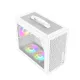 T-Wolf XPLENDER X5 WH ARGB Mini ITX Mini Tower Portable Casing White