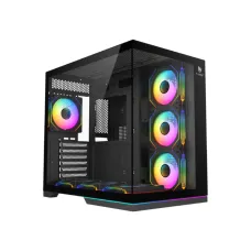 T-Wolf YORU ARGB Mid-Tower ATX Gaming Casing Black