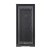 Front view of Thermaltake CTE T500 Air PC case with perforated mesh panel for high airflow and minimalist design