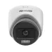 Front view of the white Hikvision DS-2CE70DF0T-LPFS/S Turret camera, highlighting its dome shape and black lens housing.