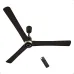 Atomberg Renesa Elite 56 inch Ceiling Fan in earth brown color shown in angled view with remote