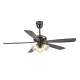 Breezelux BL-1079 52" Decorative Chandelier Ceiling Fan With Light and Remote