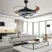 Breezelux BL-2915 48" Modern Decorative Ceiling Fan With Light and Remote