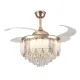 Breezelux BL-3023 48" Decorative Chandelier Ceiling Fan With Light and Remote