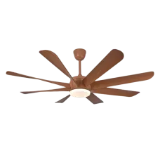 Qulik Helix UL 60" Decorative Silent Ceiling Fan With Light and Remote