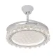 Qulik Q-K6358-A 48" Decorative Chandelier Ceiling Fan With Light and Remote