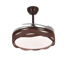 Qulik Q-K6367-A 48" Decorative Chandelier Ceiling Fan With Light and Remote