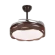 Qulik Q-K6367-A 48" Decorative Chandelier Ceiling Fan With Light and Remote