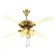 Usha Fontana Lotus 50" Decorative Chandelier Ceiling Fan With Light